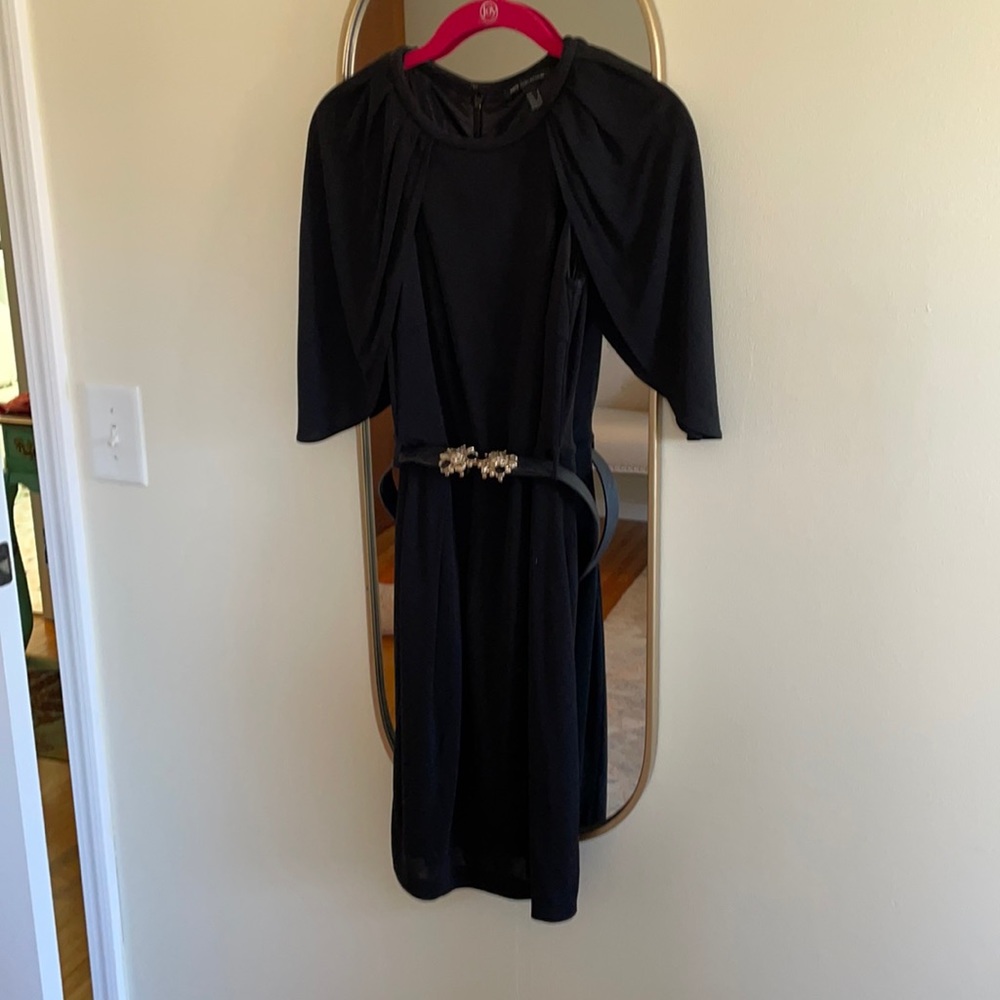 MANGO cape dress